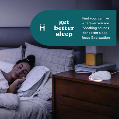 SoundSleep White Noise Sound Machine, Silver