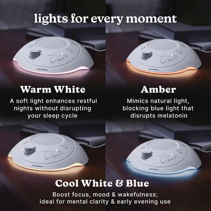 SoundSleep White Noise Sound Machine, Silver