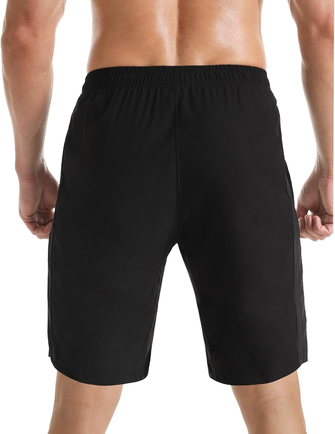 Men's 7" Athletic Running Shorts Lightweight Quick Dry Gym Workout Shorts with Zipper Pockets