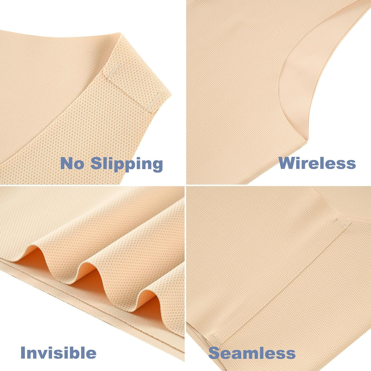 Women Sport Bra Comfort Wireless Seamless Yoga Bra Crew Neck Tank Top Compression Binder Bra Exercise Athletic Bras