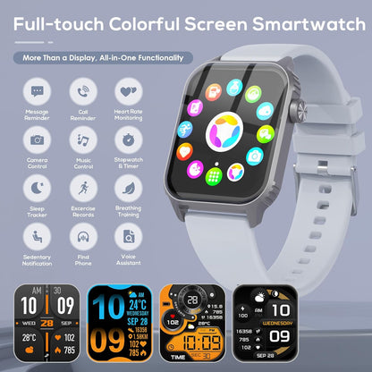 Smart Watch for Men, 120 Sports Modes Smartwatch with 1.83" HD, Alexa Built-in, Heart Rate/Sleep Monitor, IP67 Waterproof, Bluetooth Call & Music Control Fitness Watch for iPhone/Android (Black)