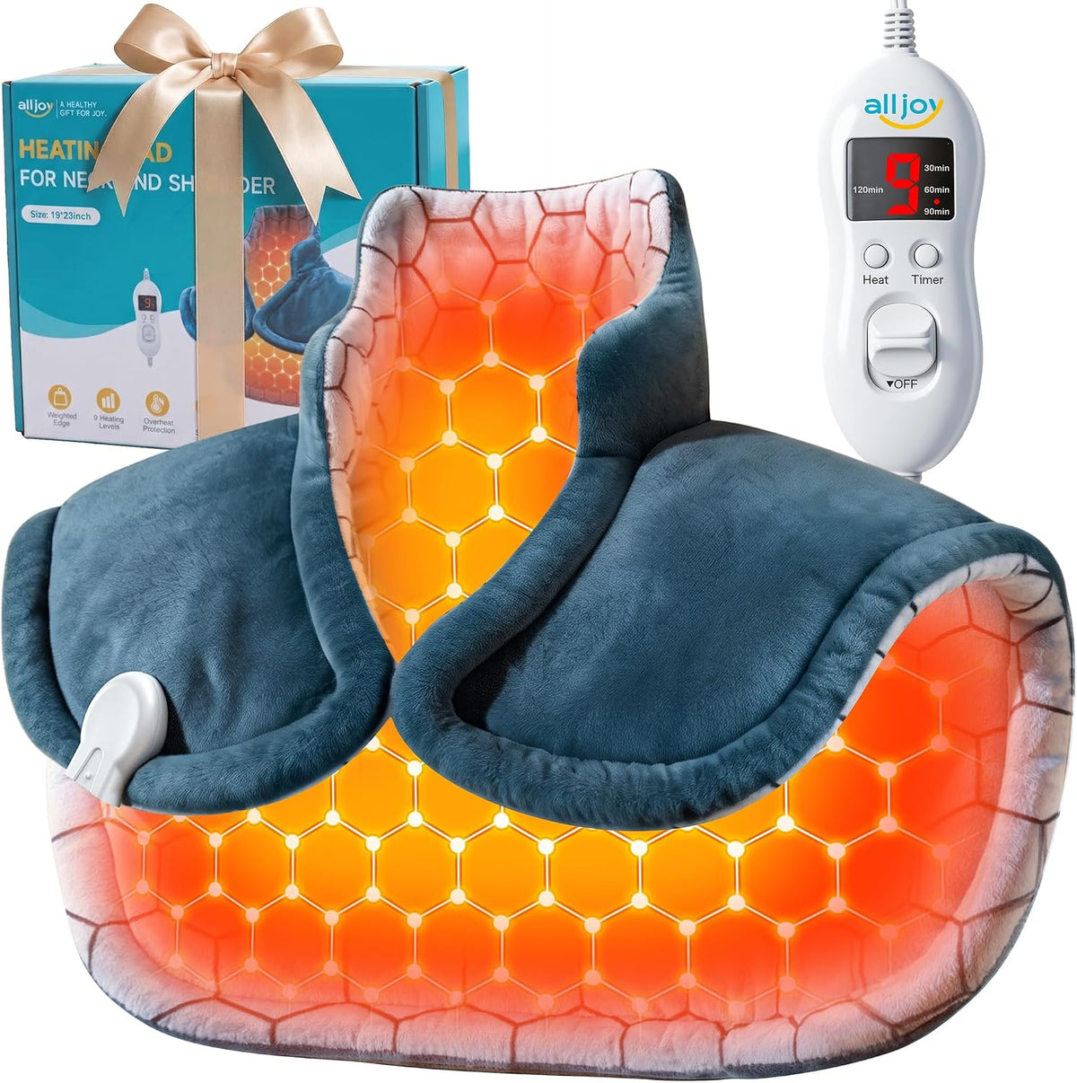 Graphene-Infused Heating Pad for Neck and Shoulders and Back
