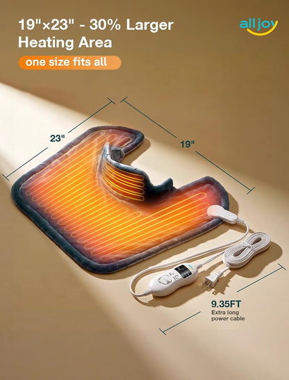 Graphene-Infused Heating Pad for Neck and Shoulders and Back