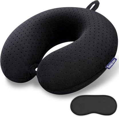 Neck Pillows for Sleeping, Memory Foam Travel Pillow, Pink