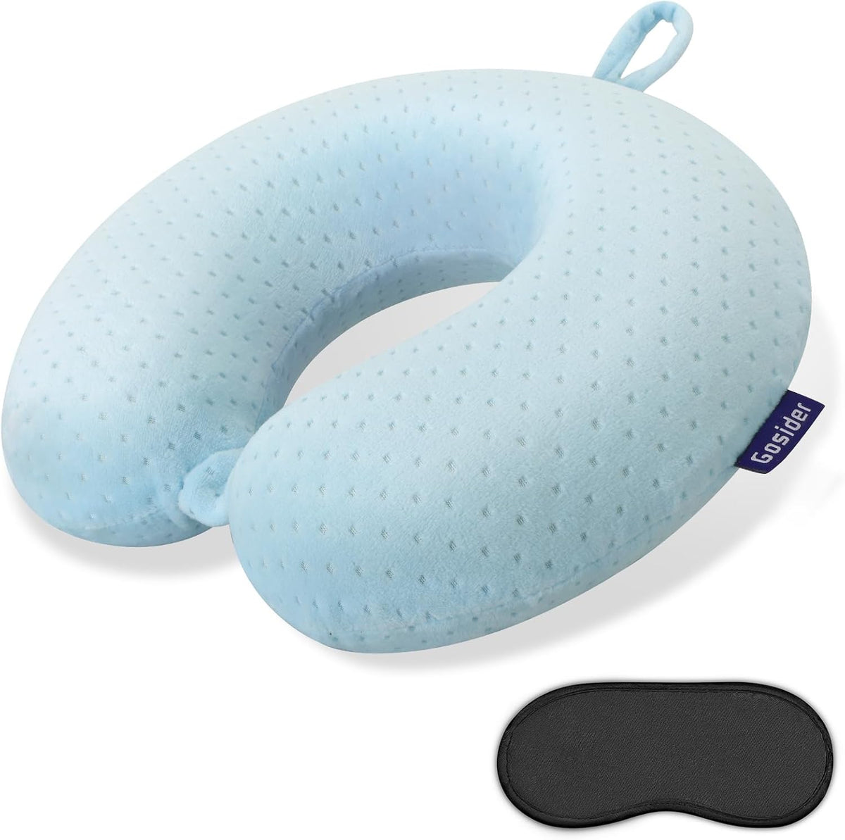 Neck Pillows for Sleeping, Memory Foam Travel Pillow, Pink