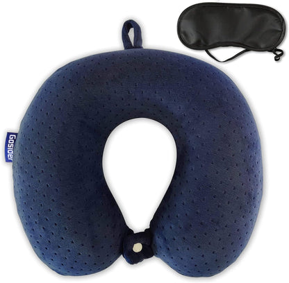 Neck Pillows for Sleeping, Memory Foam Travel Pillow, Pink