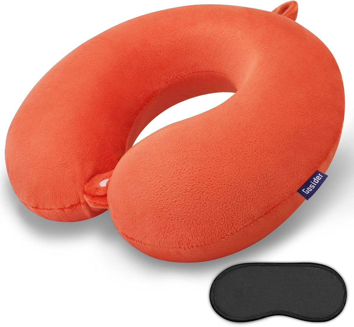 Neck Pillows for Sleeping, Memory Foam Travel Pillow, Pink
