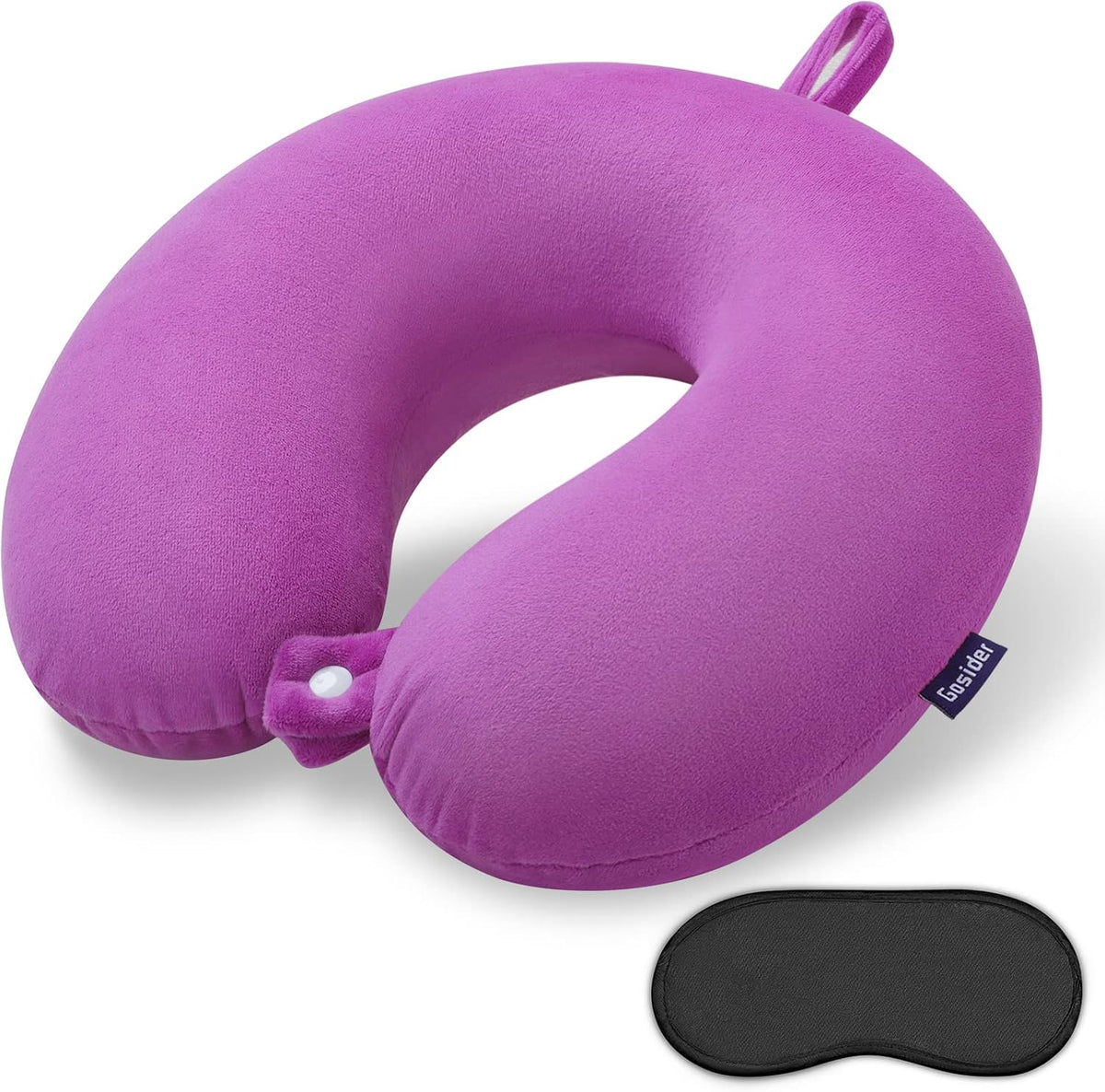 Neck Pillows for Sleeping, Memory Foam Travel Pillow, Pink