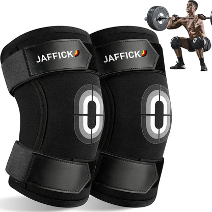 Knee Sleeves (1 Pair),Double Layer Compression Knee Braces for Suitable for Squats, Weightlifting, Powerlifting, Gym Exercises, Unique Pressure Belt Design，7MM Neoprene Sleeves