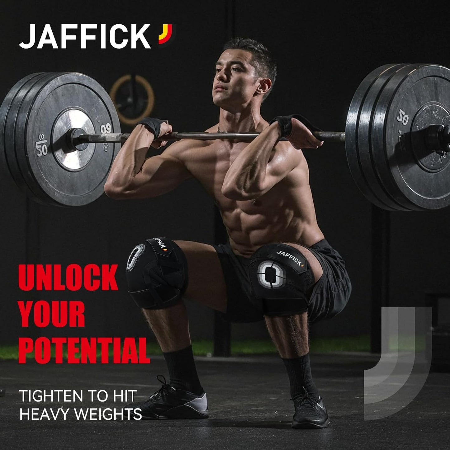Knee Sleeves (1 Pair),Double Layer Compression Knee Braces for Suitable for Squats, Weightlifting, Powerlifting, Gym Exercises, Unique Pressure Belt Design，7MM Neoprene Sleeves