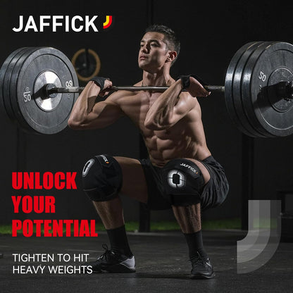 Knee Sleeves (1 Pair),Double Layer Compression Knee Braces for Suitable for Squats, Weightlifting, Powerlifting, Gym Exercises, Unique Pressure Belt Design，7MM Neoprene Sleeves
