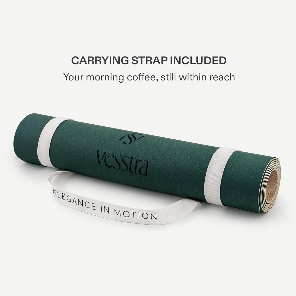 Premium Yoga Mat – Sweat-Activated Non-Slip PU Grip I Natural Rubber Base I 4mm for Yoga, Pilates & Workouts