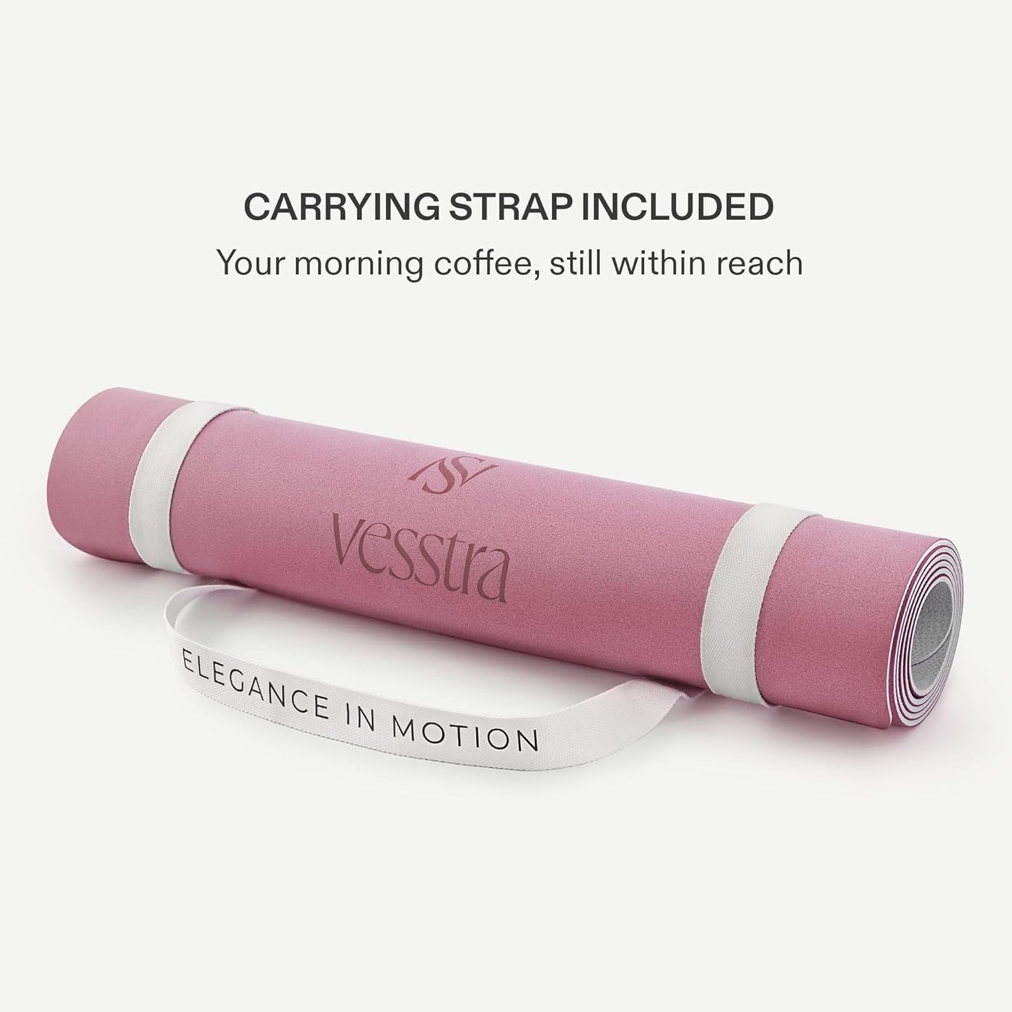 Premium Yoga Mat – Sweat-Activated Non-Slip PU Grip I Natural Rubber Base I 4mm for Yoga, Pilates & Workouts
