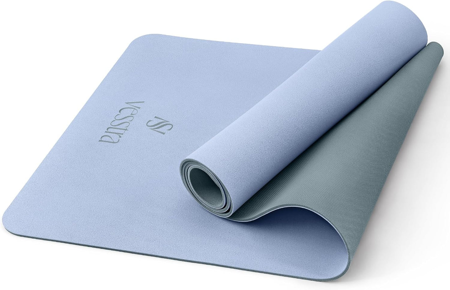 Premium Yoga Mat – Sweat-Activated Non-Slip PU Grip I Natural Rubber Base I 4mm for Yoga, Pilates & Workouts