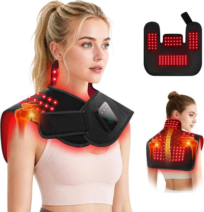 Red Light Therapy for Neck Shoulders, 660nm&850nm Infrared Light Therapy