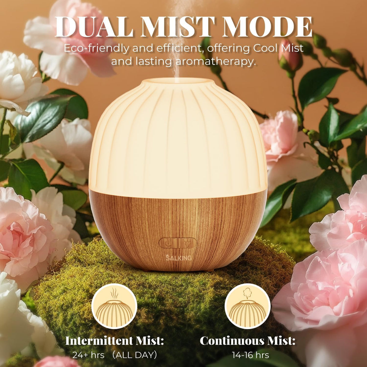 Essential Oil Diffuser for Home, 100ml Small Aromatherapy Diffuser