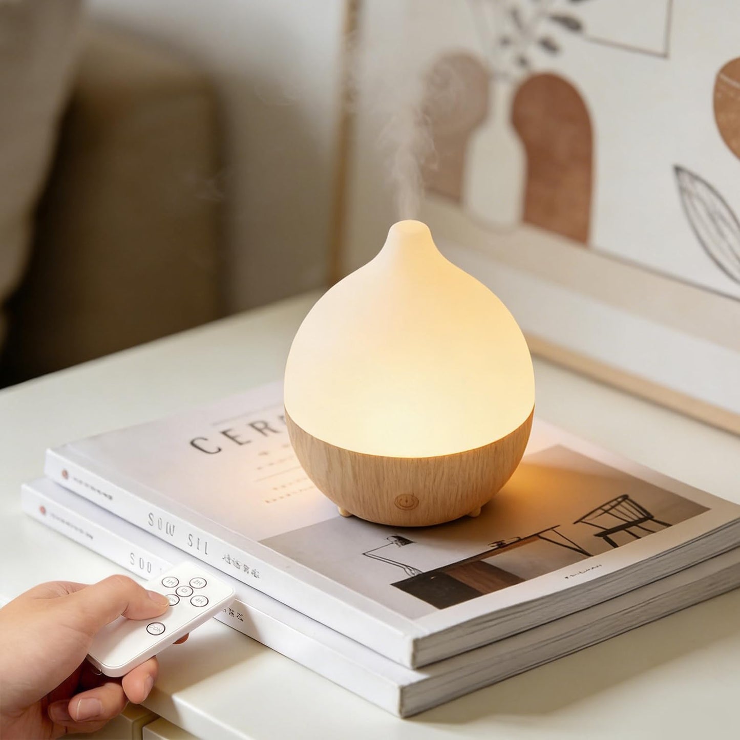 Essential Oil Diffuser for Home, 100ml Small Aromatherapy Diffuser