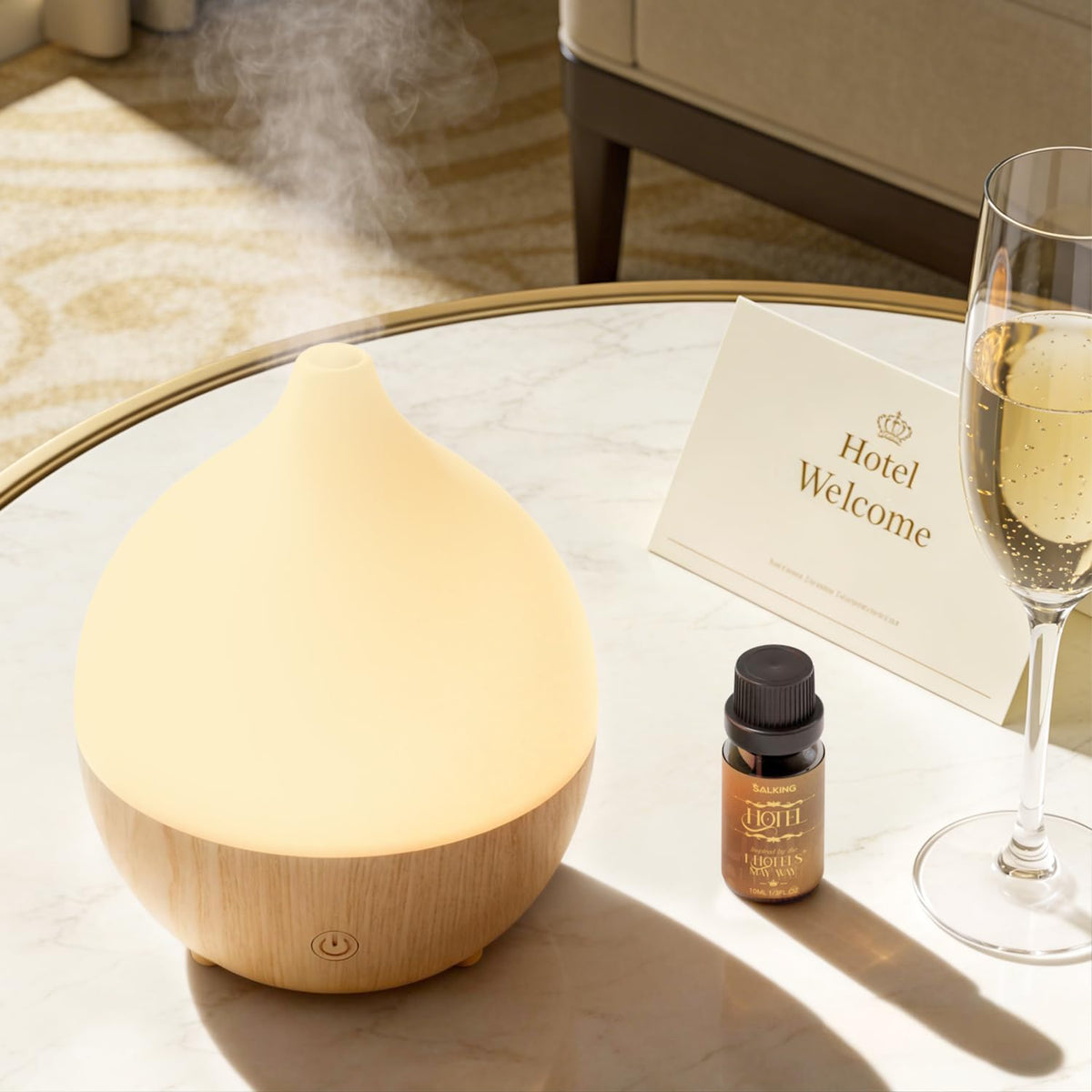 Essential Oil Diffuser for Home, 100ml Small Aromatherapy Diffuser