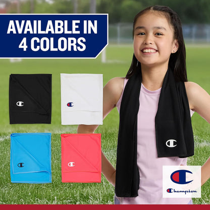 Face & Neck Cooling Towel, 34"x10" (Knockout Pink)