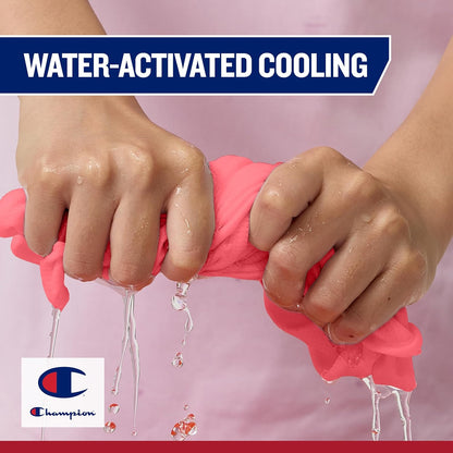 Face & Neck Cooling Towel, 34"x10" (Knockout Pink)
