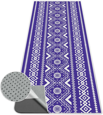 Yoga Towel,Absorbent Yoga Mat Towel for Hot Yoga Non Slip,Stylish Prints,Ideal for Workouts,Hot Yoga,Bikram,Pilates Equipment,72 x 27 in,Gradient Mandala