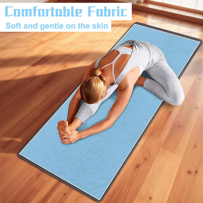 Yoga Towel,Absorbent Yoga Mat Towel for Hot Yoga Non Slip,Stylish Prints,Ideal for Workouts,Hot Yoga,Bikram,Pilates Equipment,72 x 27 in,Gradient Mandala