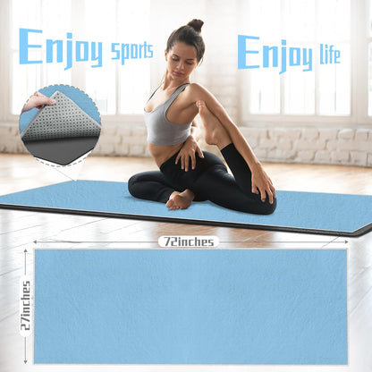 Yoga Towel,Absorbent Yoga Mat Towel for Hot Yoga Non Slip,Stylish Prints,Ideal for Workouts,Hot Yoga,Bikram,Pilates Equipment,72 x 27 in,Gradient Mandala
