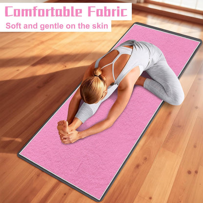 Yoga Towel,Absorbent Yoga Mat Towel for Hot Yoga Non Slip,Stylish Prints,Ideal for Workouts,Hot Yoga,Bikram,Pilates Equipment,72 x 27 in,Gradient Mandala