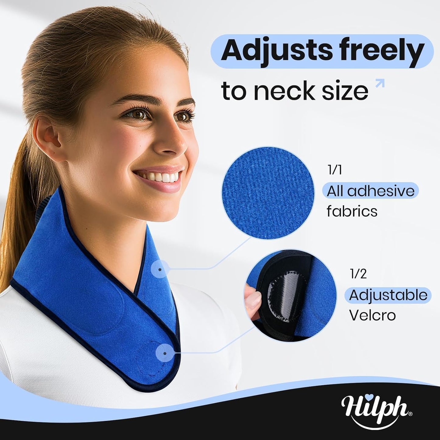 Refillable Neck Ice Pack, Wearable Neck Ice Bag, 2 Hours Long Lasting