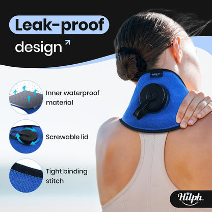 Refillable Neck Ice Pack, Wearable Neck Ice Bag, 2 Hours Long Lasting