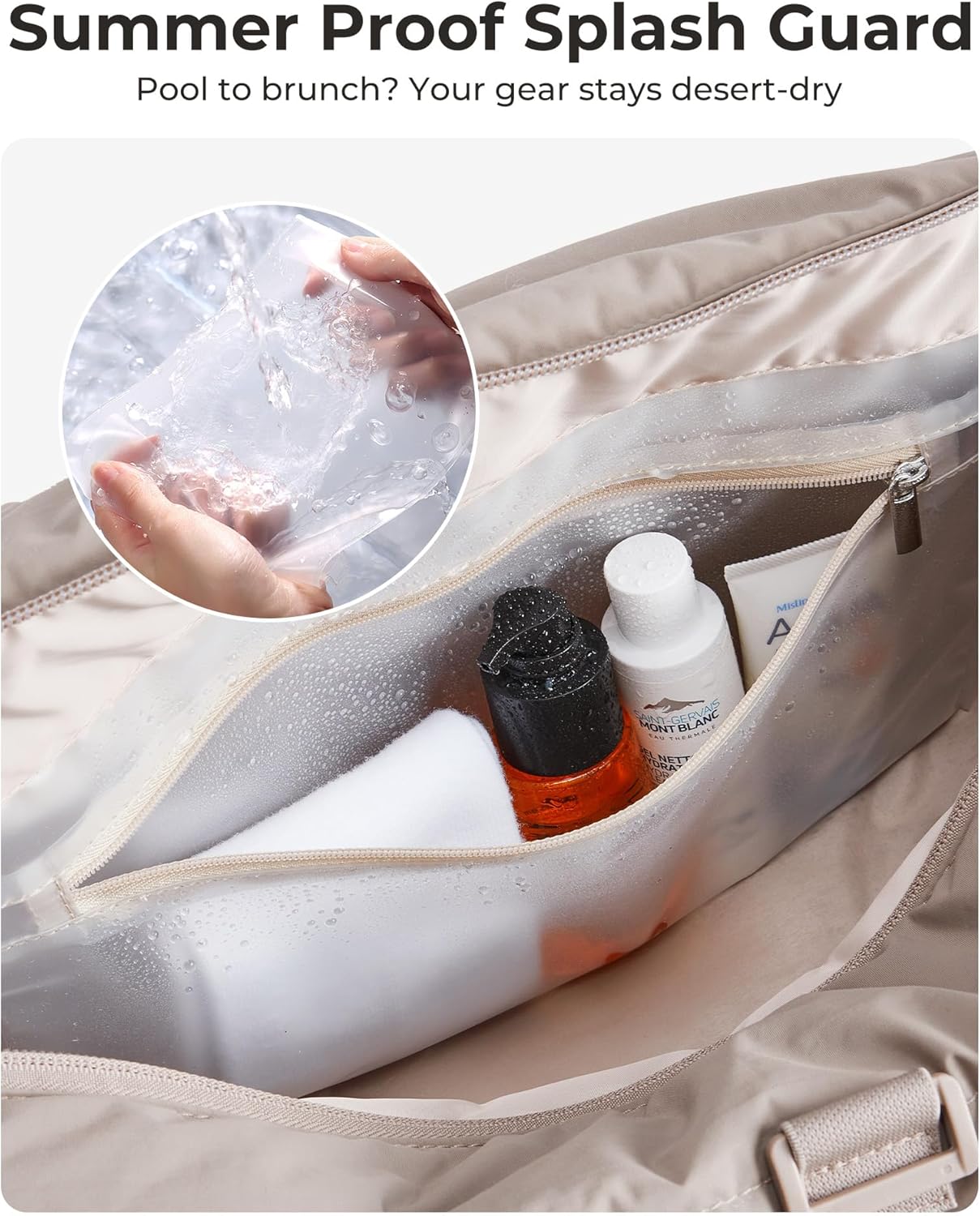 Reiki Gym Bag for Women Puffy Yoga Mat Travel Weekender Duffle Bag | Lint-Resistant Lining, Wet-Dry Pocket & Anti-Slip Mat Loop, Ultra-Light, Roomy for Workout Gear, Water Bottle, Travel, Sports
