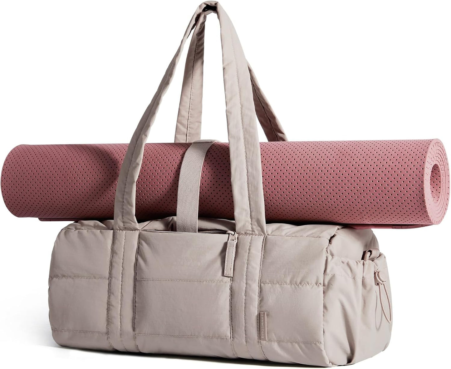 Reiki Gym Bag for Women Puffy Yoga Mat Travel Weekender Duffle Bag | Lint-Resistant Lining, Wet-Dry Pocket & Anti-Slip Mat Loop, Ultra-Light, Roomy for Workout Gear, Water Bottle, Travel, Sports