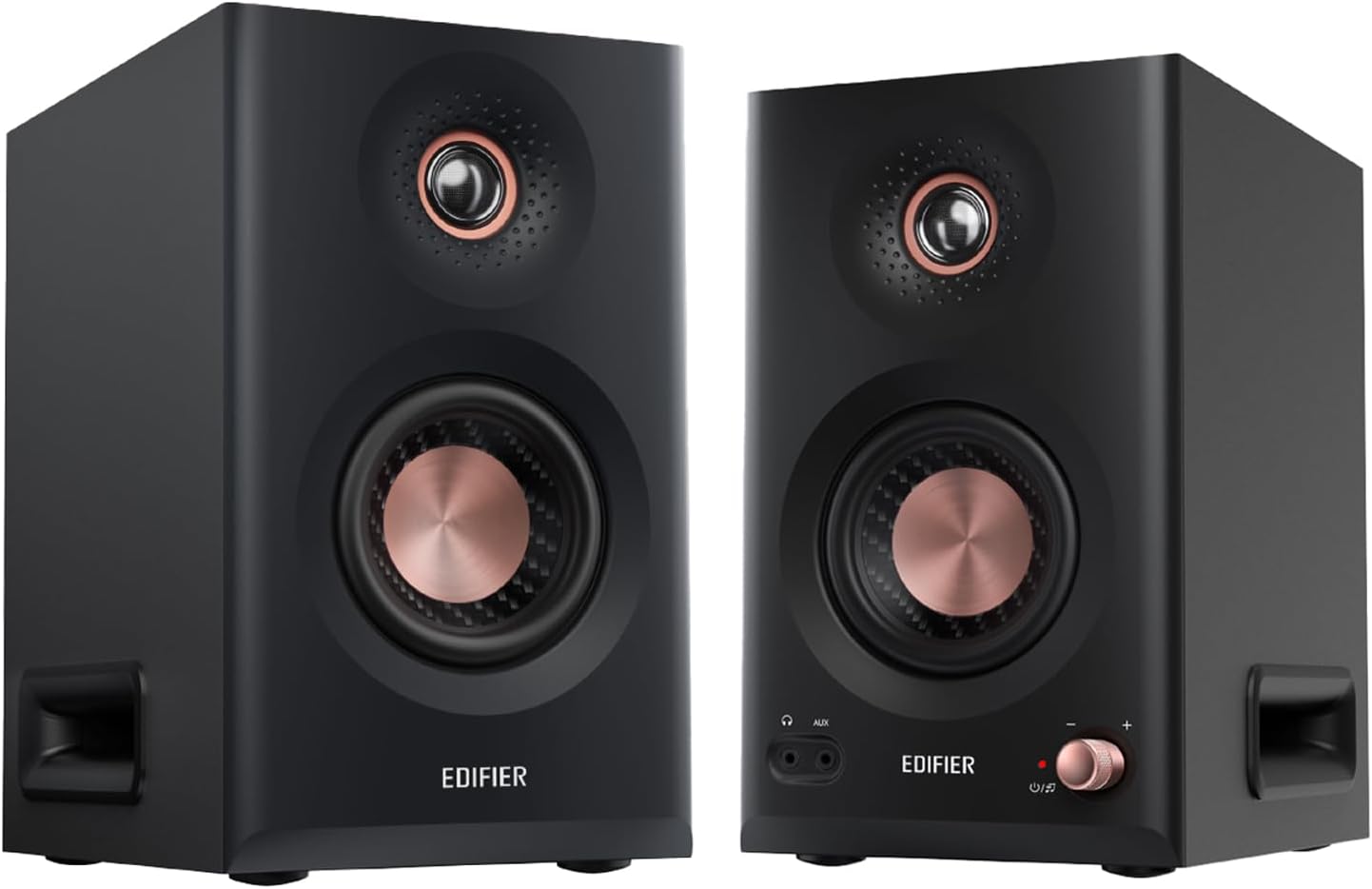 MR5 2.0 Studio Monitor Bookshelf Speakers, 110W(RMS), Hi-Res Audio, Bluetooth 6.0, 3-Way Active Design, Room Compensation, XLR/TRS/RCA Inputs, Compact Size for Home Studio & Music - Black