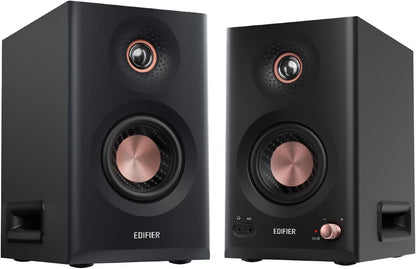 MR5 2.0 Studio Monitor Bookshelf Speakers, 110W(RMS), Hi-Res Audio, Bluetooth 6.0, 3-Way Active Design, Room Compensation, XLR/TRS/RCA Inputs, Compact Size for Home Studio & Music - Black