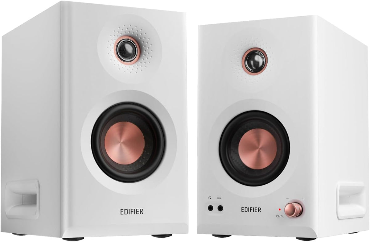 MR5 2.0 Studio Monitor Bookshelf Speakers, 110W(RMS), Hi-Res Audio, Bluetooth 6.0, 3-Way Active Design, Room Compensation, XLR/TRS/RCA Inputs, Compact Size for Home Studio & Music - Black