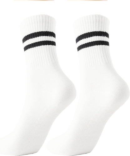 Non Slip Yoga Grip Pilates Socks for Women and Men Anti Slipper Grippy Socks for Ballet, Hospital, Dance