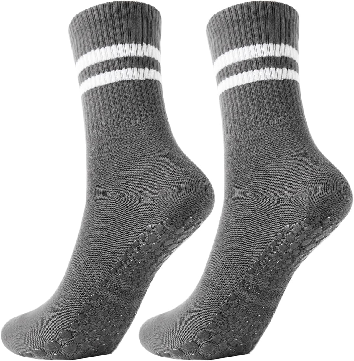 Non Slip Yoga Grip Pilates Socks for Women and Men Anti Slipper Grippy Socks for Ballet, Hospital, Dance