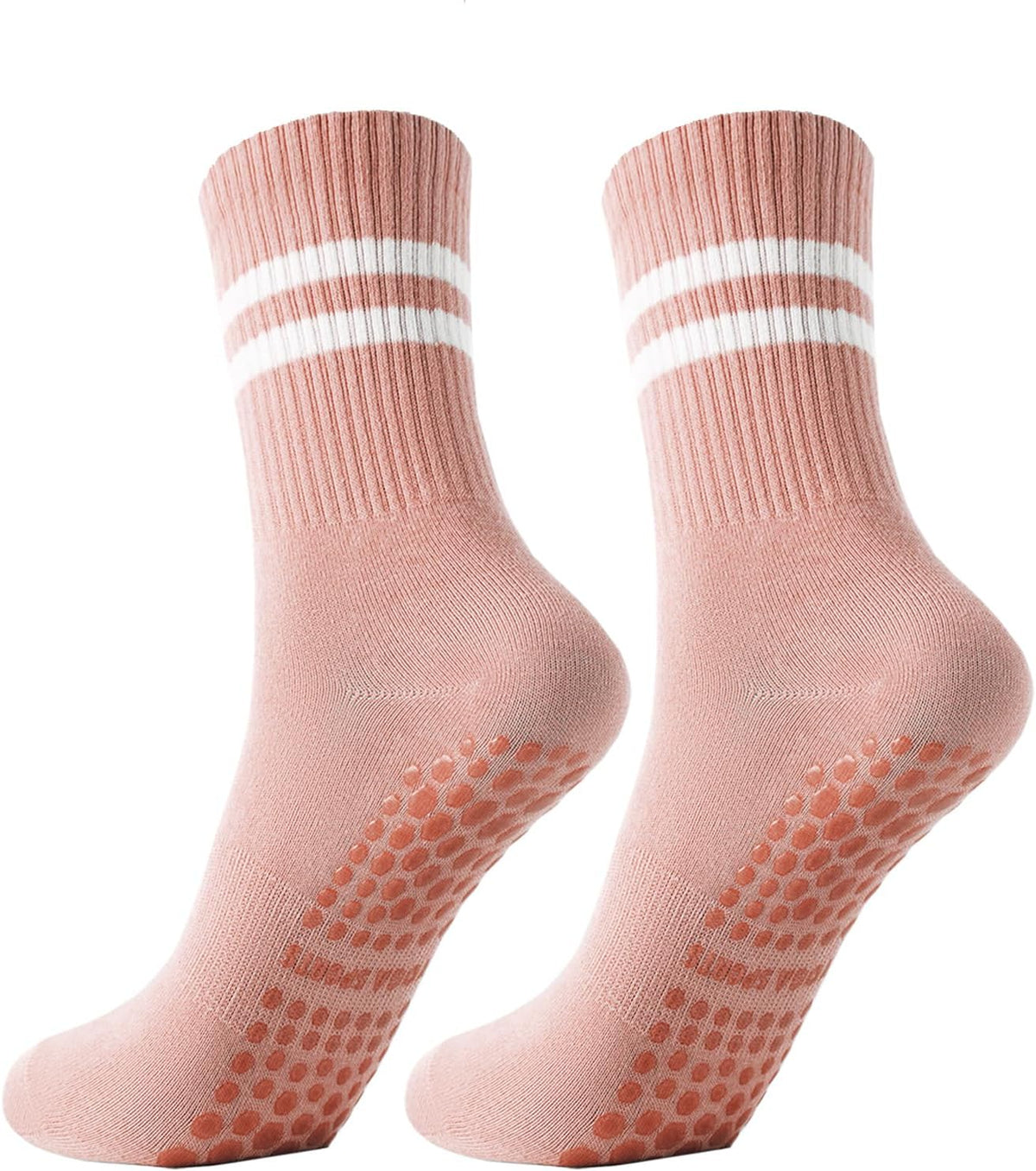 Non Slip Yoga Grip Pilates Socks for Women and Men Anti Slipper Grippy Socks for Ballet, Hospital, Dance