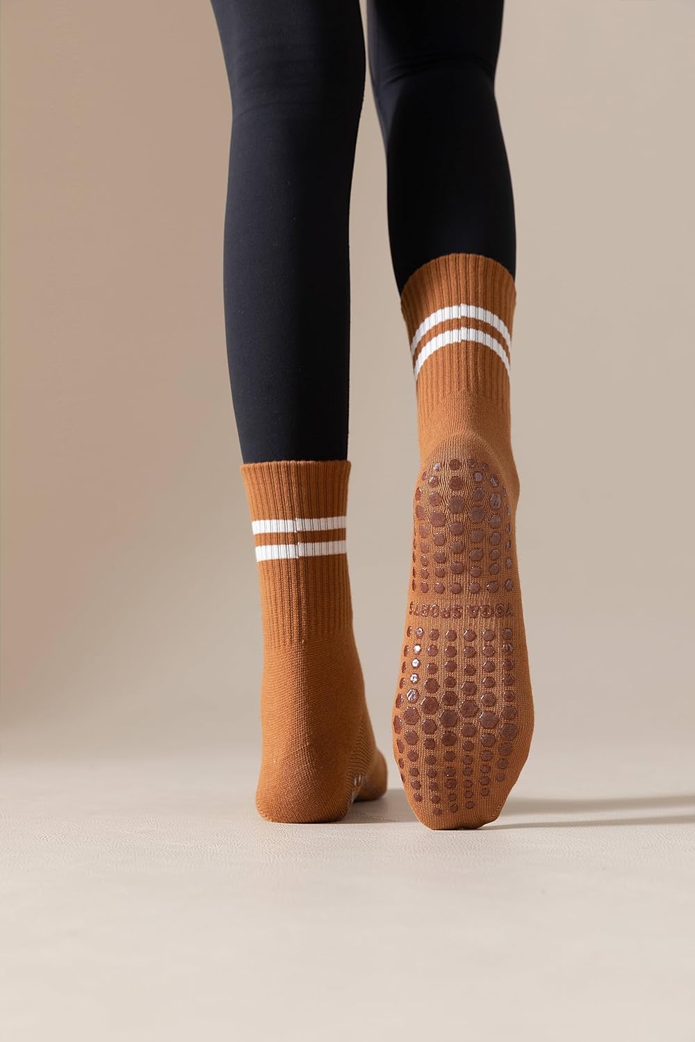 Non Slip Yoga Grip Pilates Socks for Women and Men Anti Slipper Grippy Socks for Ballet, Hospital, Dance
