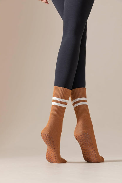 Non Slip Yoga Grip Pilates Socks for Women and Men Anti Slipper Grippy Socks for Ballet, Hospital, Dance