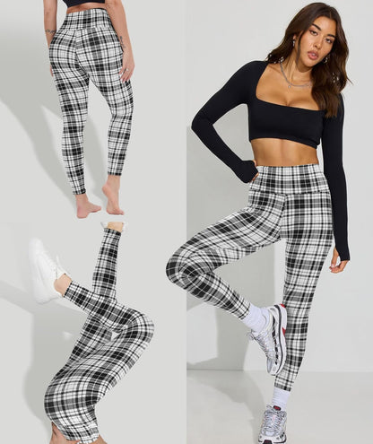High Waisted Leggings with Pockets for Women - Buttery Soft Yoga Pants for Gym Workout, Athletic Running