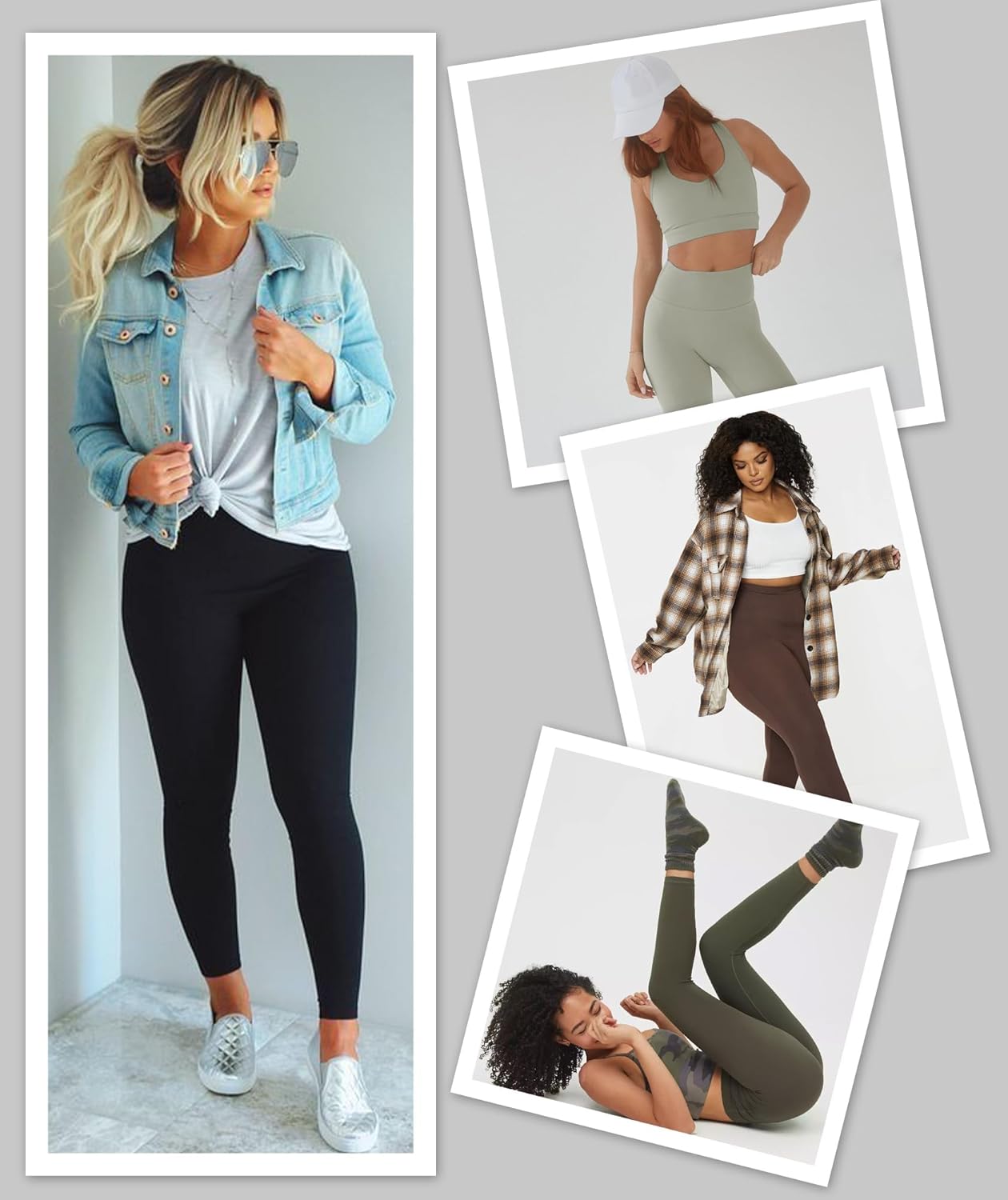High Waisted Leggings with Pockets for Women - Buttery Soft Yoga Pants for Gym Workout, Athletic Running