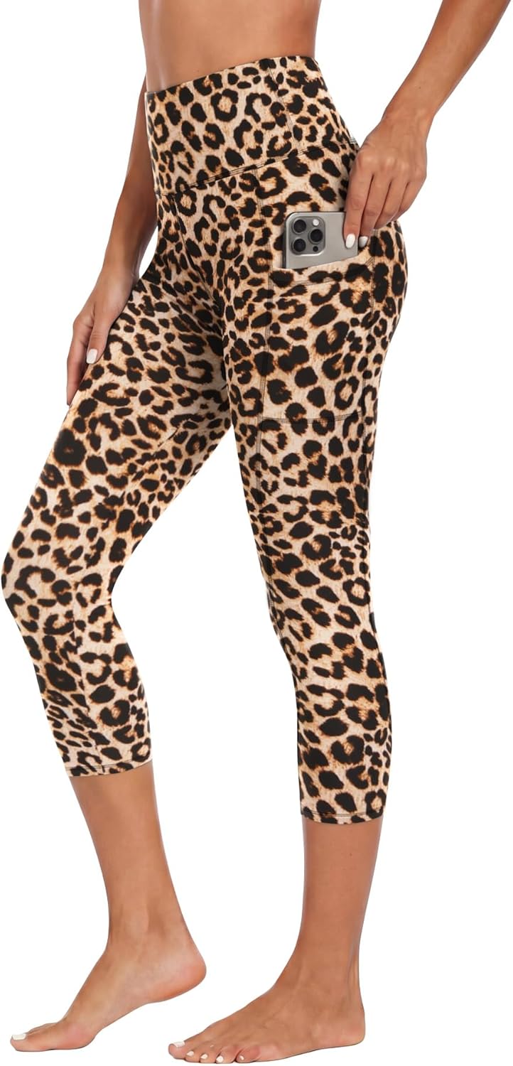 High Waisted Leggings with Pockets for Women - Buttery Soft Yoga Pants for Gym Workout, Athletic Running