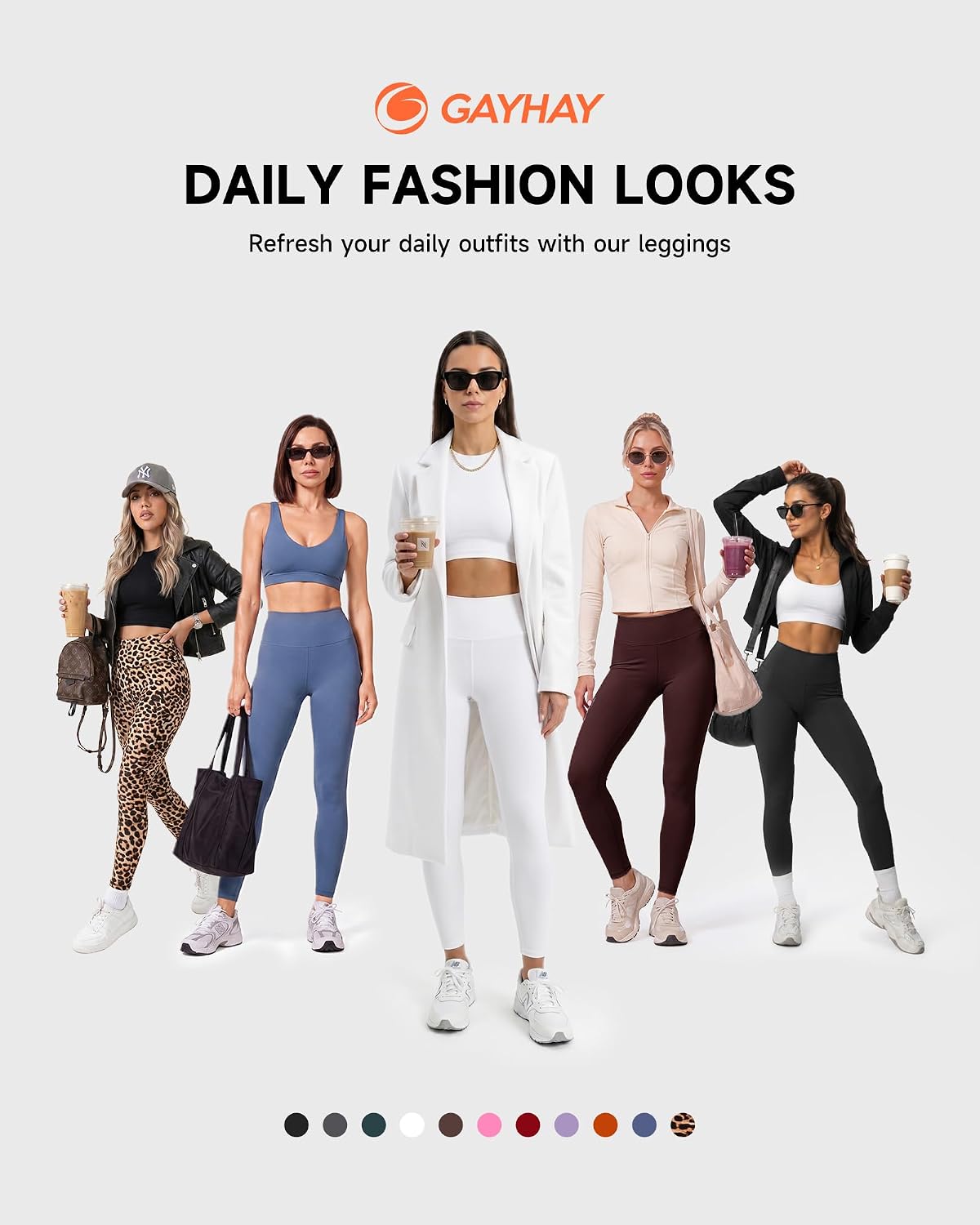 High Waisted Leggings with Pockets for Women - Buttery Soft Yoga Pants for Gym Workout, Athletic Running