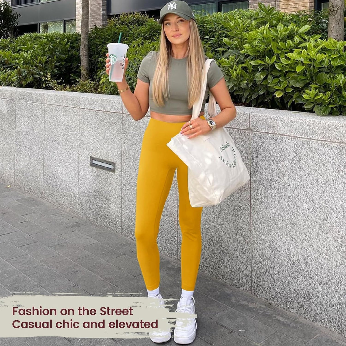 High Waisted Leggings with Pockets for Women - Buttery Soft Yoga Pants for Gym Workout, Athletic Running