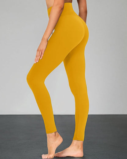 High Waisted Leggings with Pockets for Women - Buttery Soft Yoga Pants for Gym Workout, Athletic Running