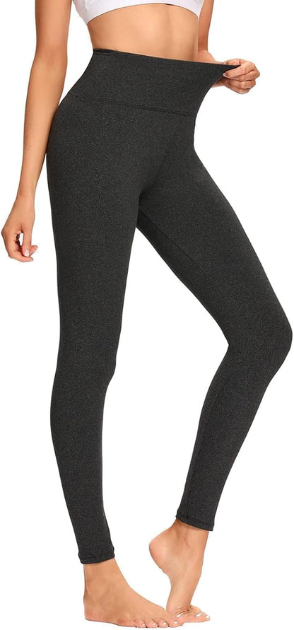 High Waisted Leggings with Pockets for Women - Buttery Soft Yoga Pants for Gym Workout, Athletic Running