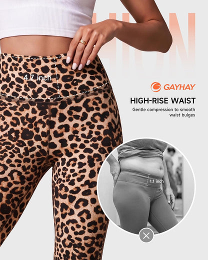 High Waisted Leggings with Pockets for Women - Buttery Soft Yoga Pants for Gym Workout, Athletic Running