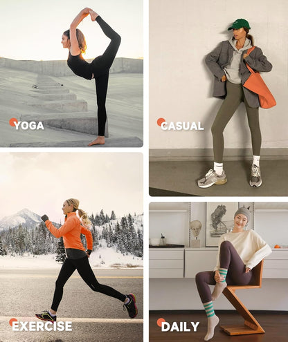 High Waisted Leggings with Pockets for Women - Buttery Soft Yoga Pants for Gym Workout, Athletic Running