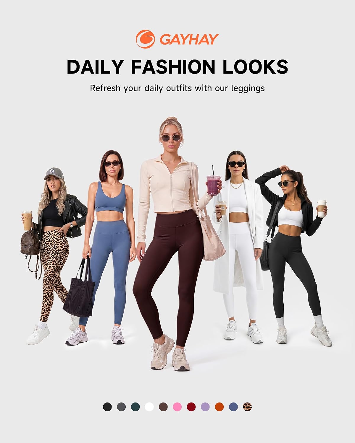 High Waisted Leggings with Pockets for Women - Buttery Soft Yoga Pants for Gym Workout, Athletic Running